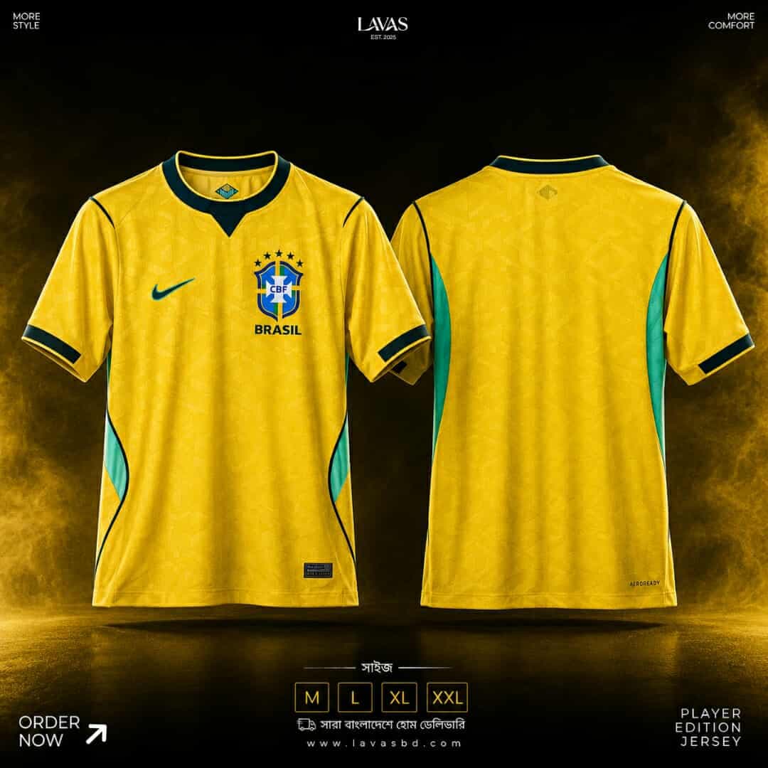 Brazil 2026 World Cup Home Jersey - Player Edition