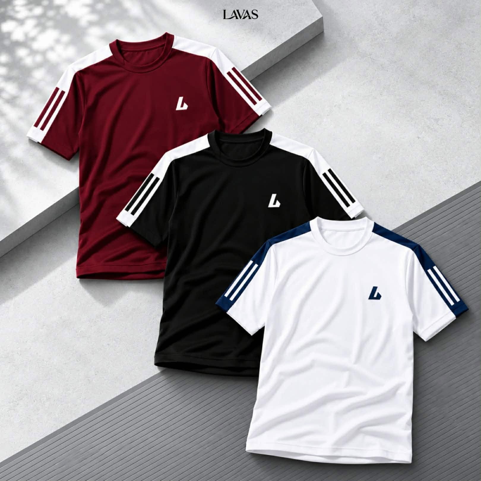 3 Pcs Imported Fabric Truman T-Shirt
